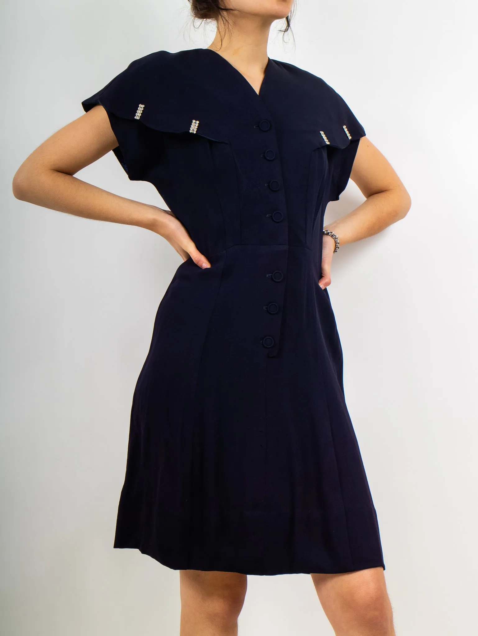 1950's cape style dress