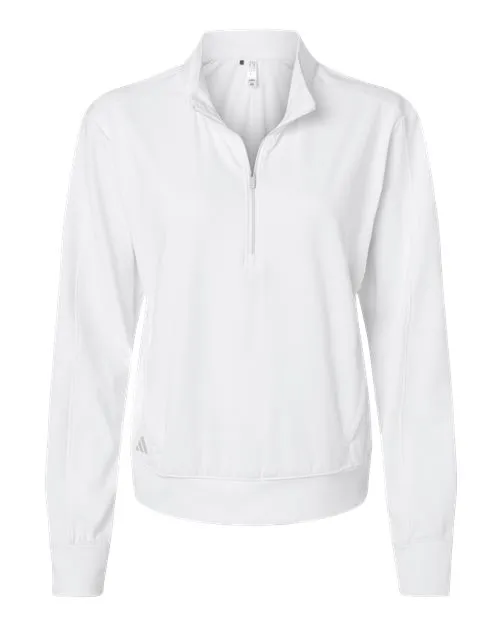 adidas Women's Ultimate365 Textured Quarter-Zip Pullover