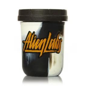 Alien Labs - Zebra - RE:STASH Silicone & Glass Jar - 1/2oz Capacity