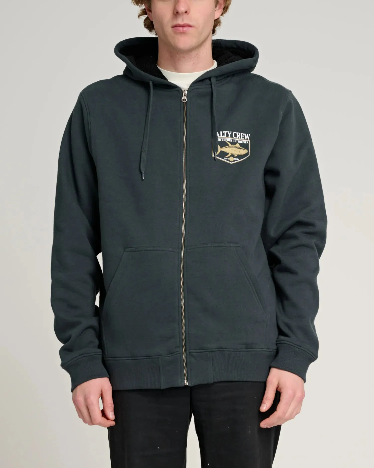 Angler sherpa zip fleece