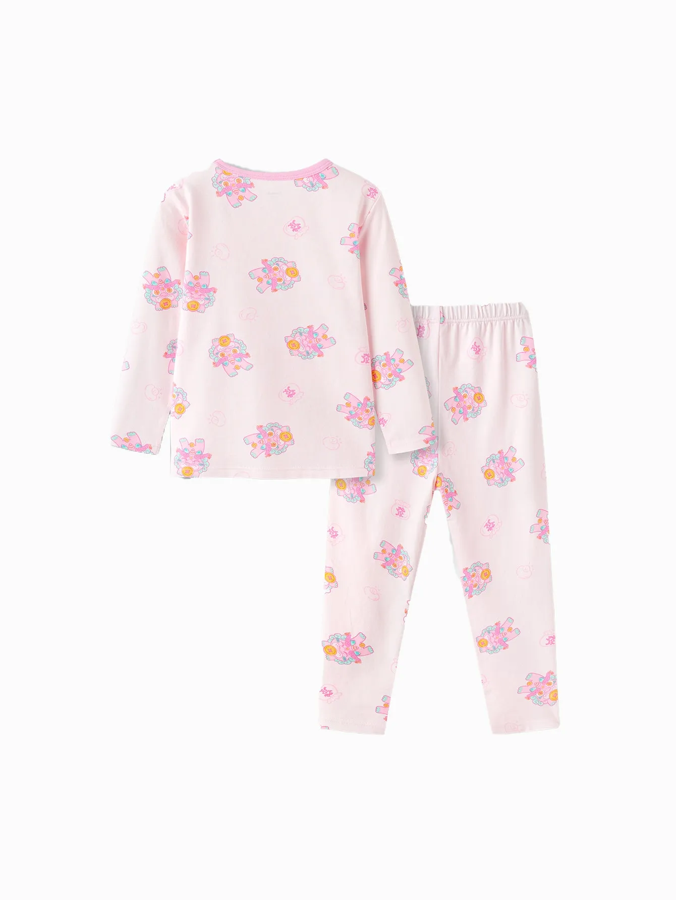 Balabala Baby Autumn Clothes Suit Year of the Snake Boy And Girl Thermal Underwear Animal Year Red Pajamas