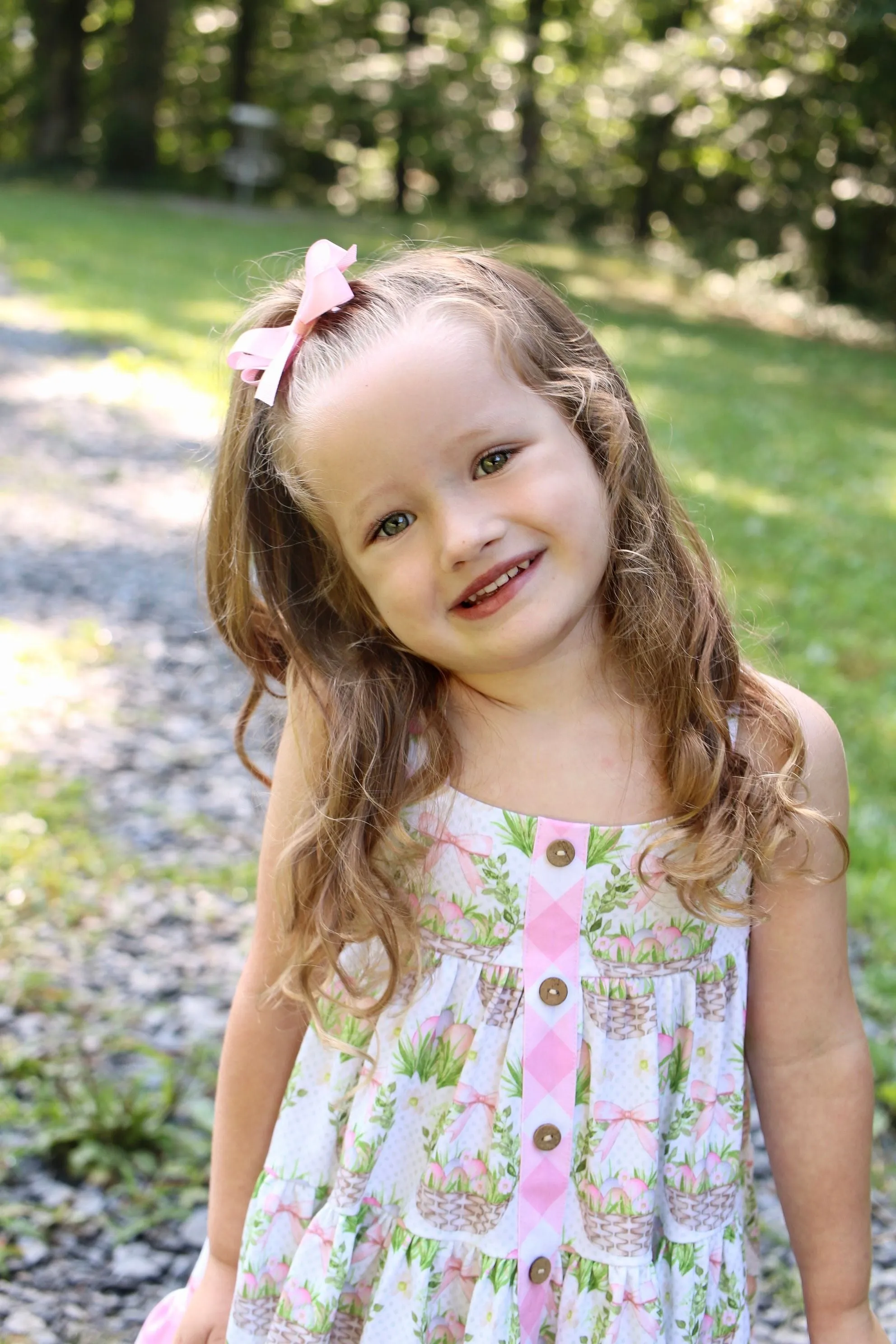 BEG Garden Twirler Baskets & Bunnies Twirl Dress