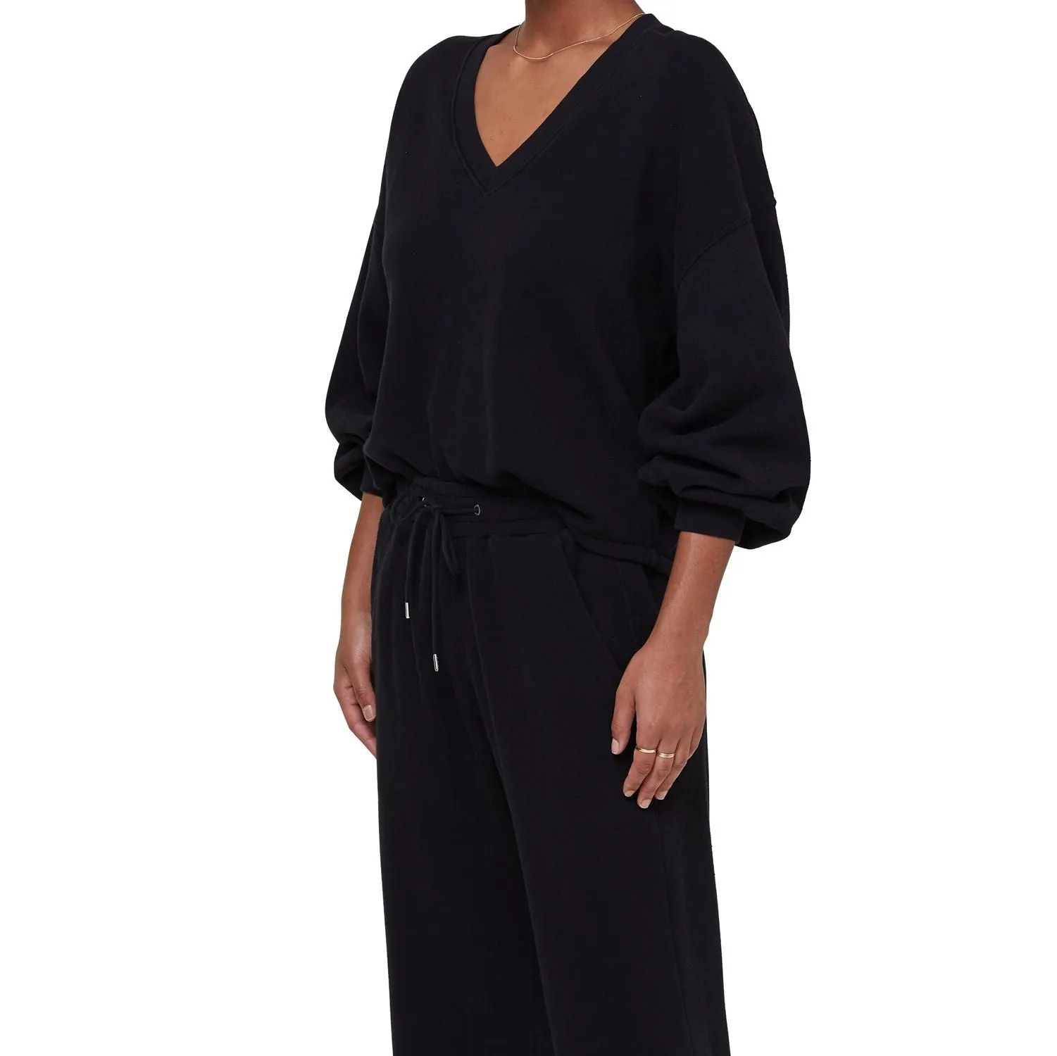Citizens of Humanity - Vivienne V Neck Sweater in Black