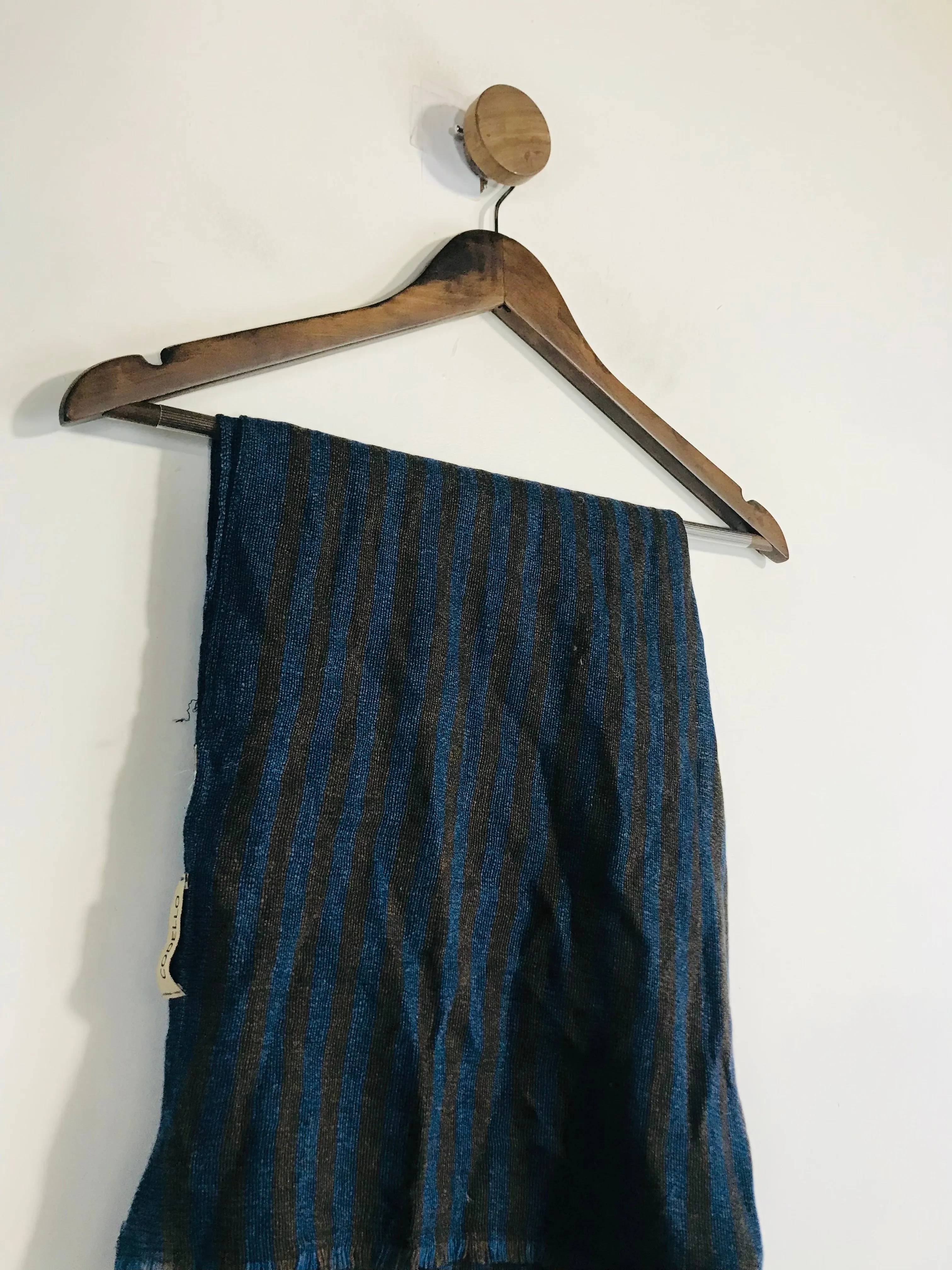 Codello Men's Striped Knit Scarf | OS | Blue
