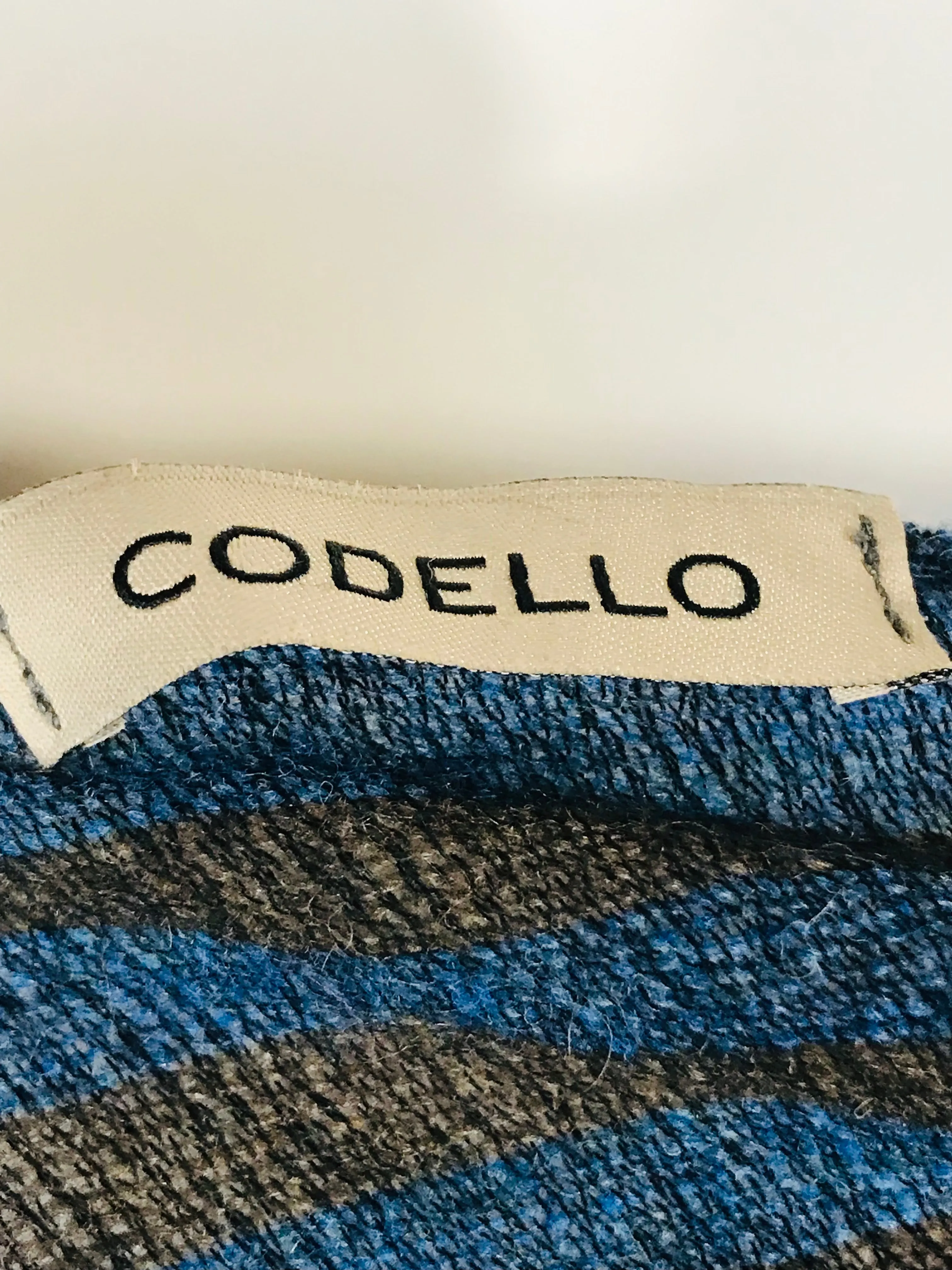 Codello Men's Striped Knit Scarf | OS | Blue