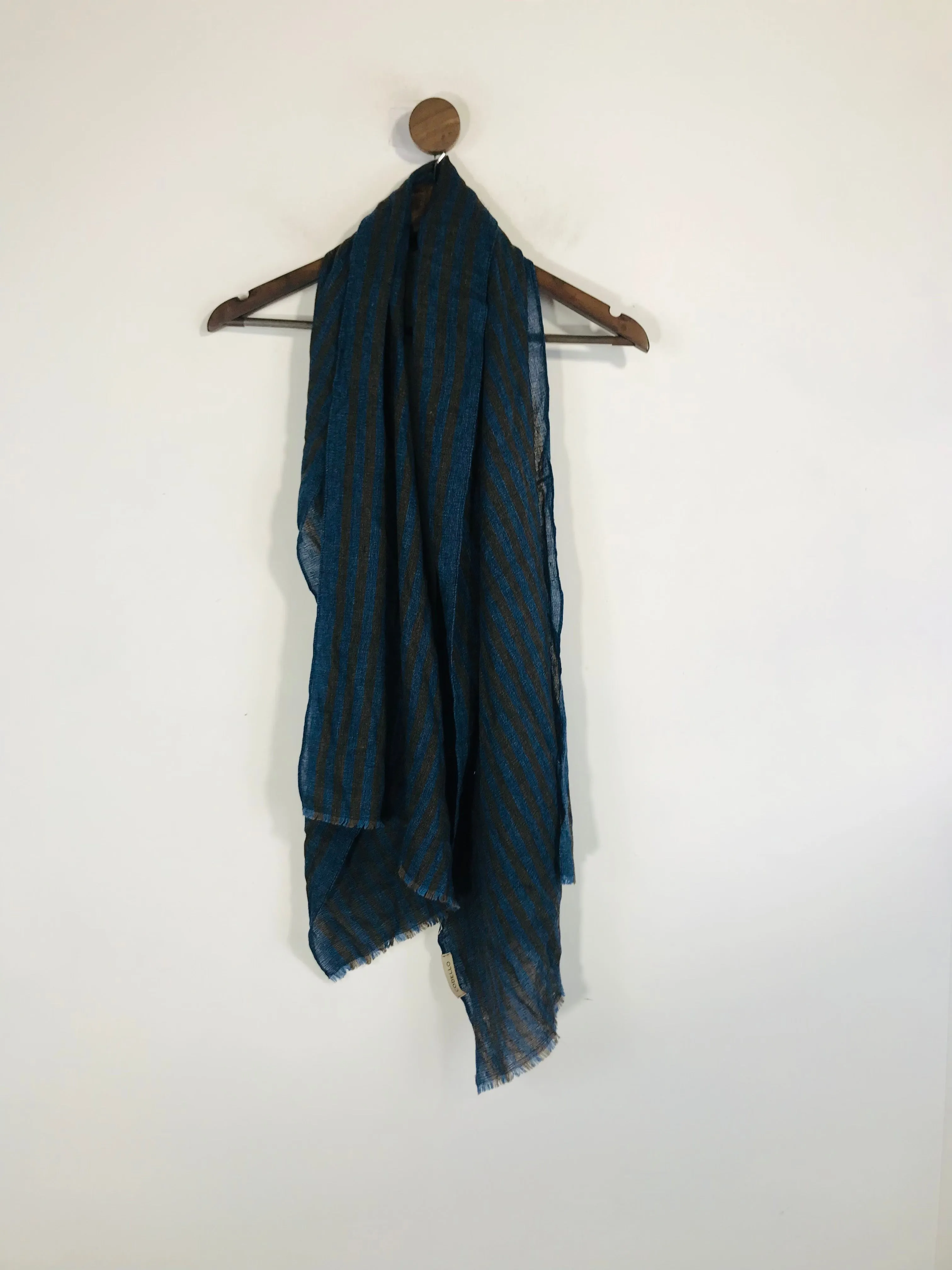 Codello Men's Striped Knit Scarf | OS | Blue