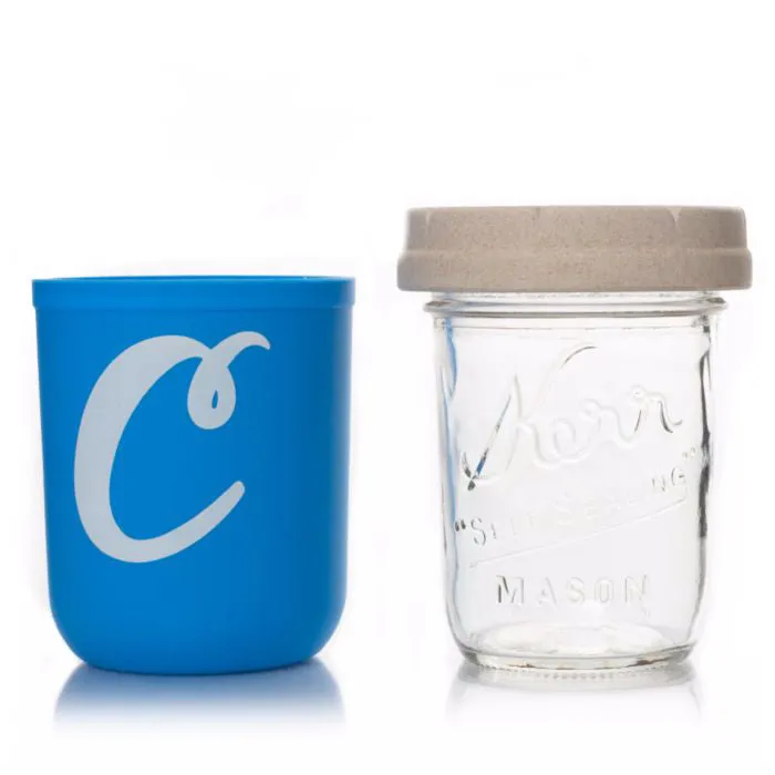 Cookies - RE:STASH Silicone & Glass Jar - 1/2oz Capacity