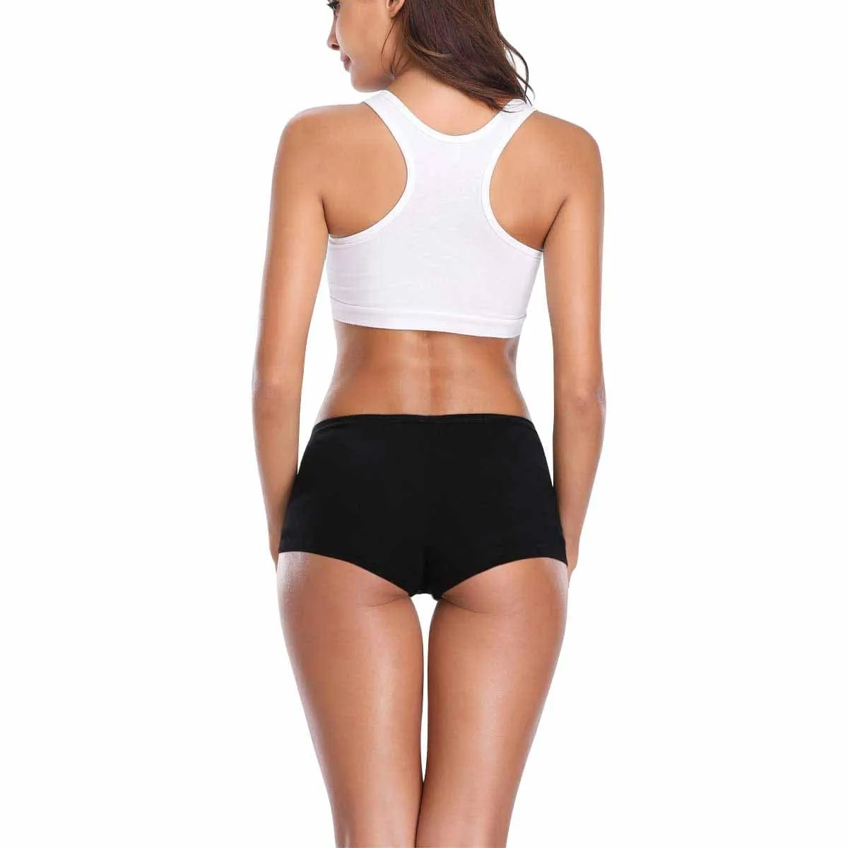 Custom Underwear with Face Personalized Just Suck Women's Boyshort Panties for Girlfriend or Wife