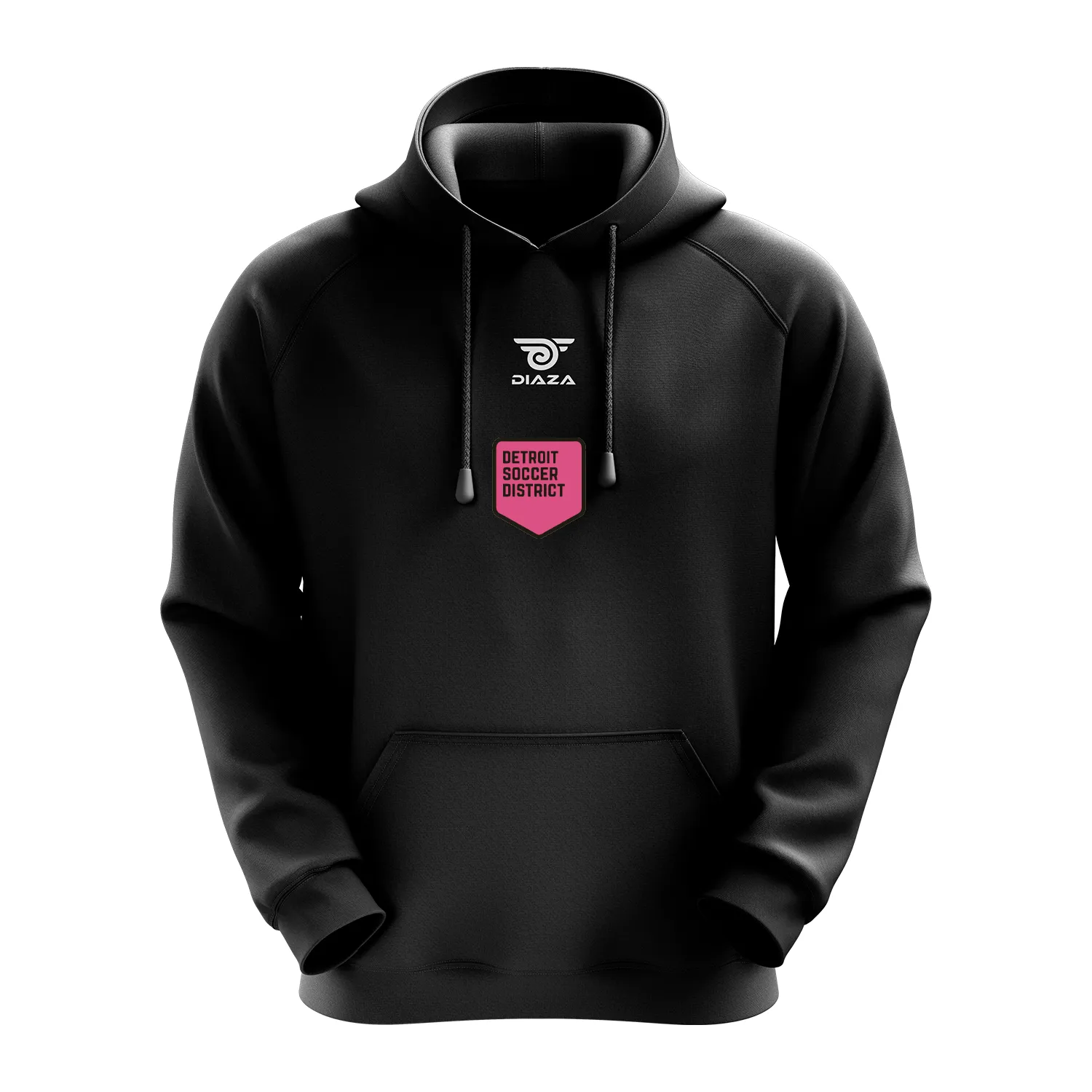 Detroit Soccer District Home Regular Hoodie Black