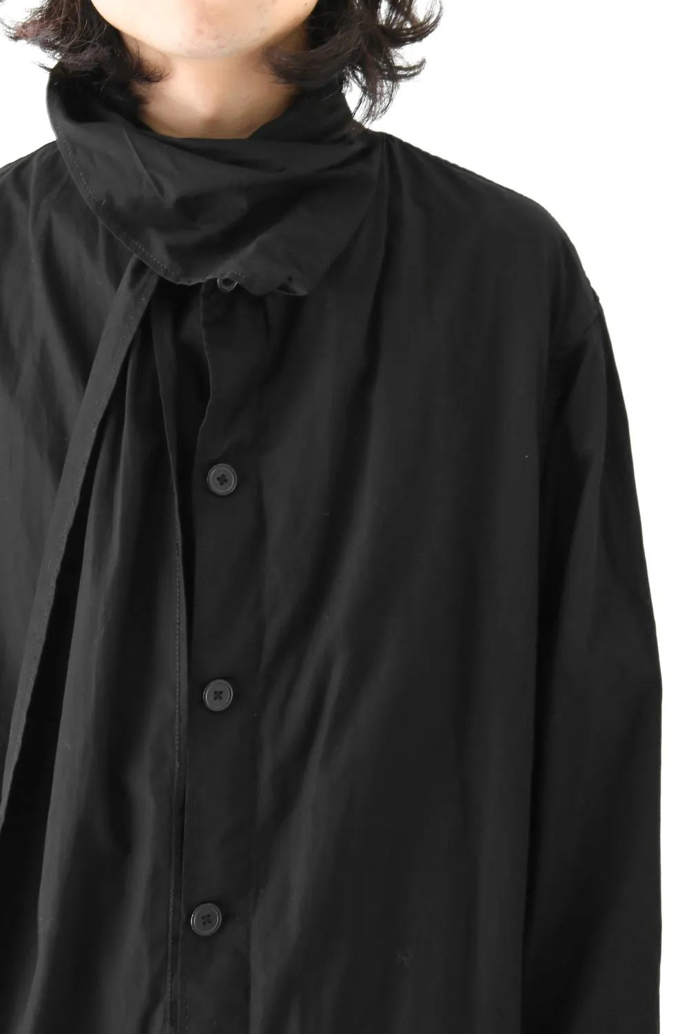 Dyed Coat with Stole