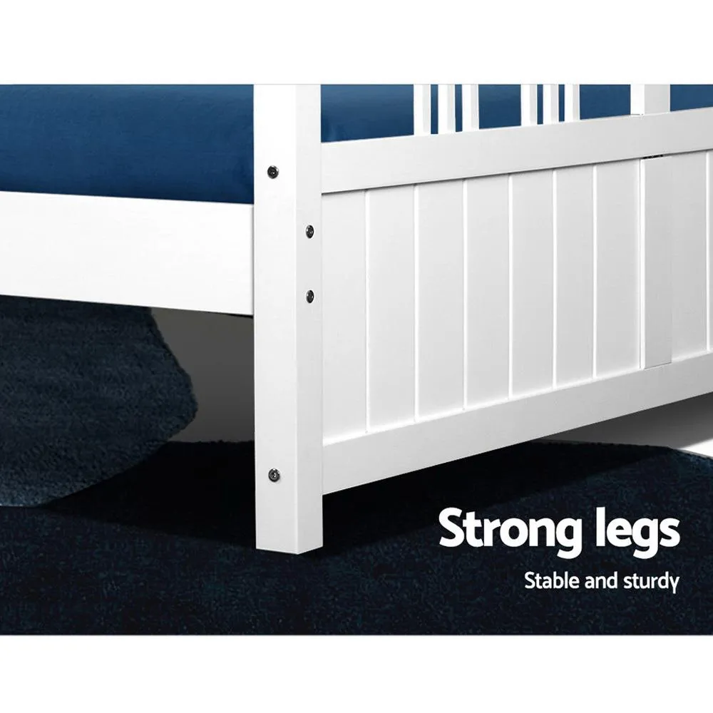 Eva Timber Double Bed Base