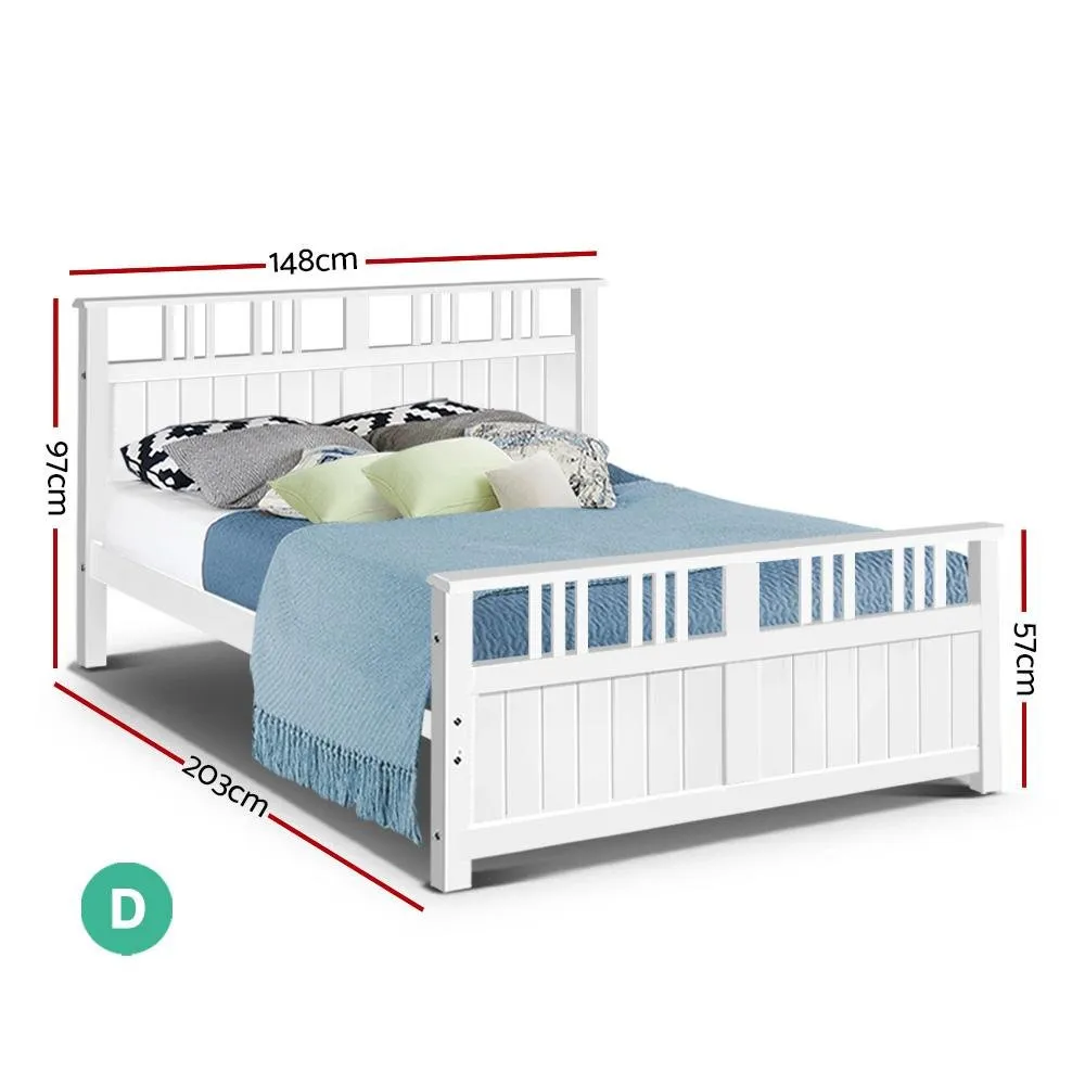 Eva Timber Double Bed Base