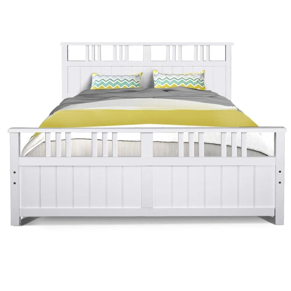 Eva Timber Double Bed Base