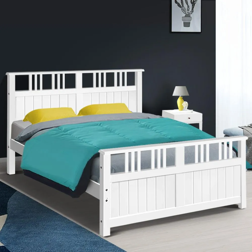 Eva Timber Double Bed Base