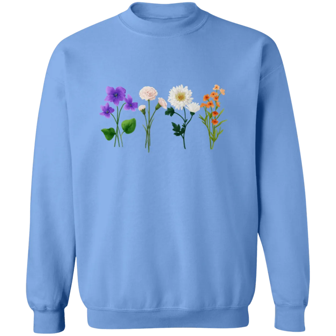 Flower Crewneck  Sweatshirt