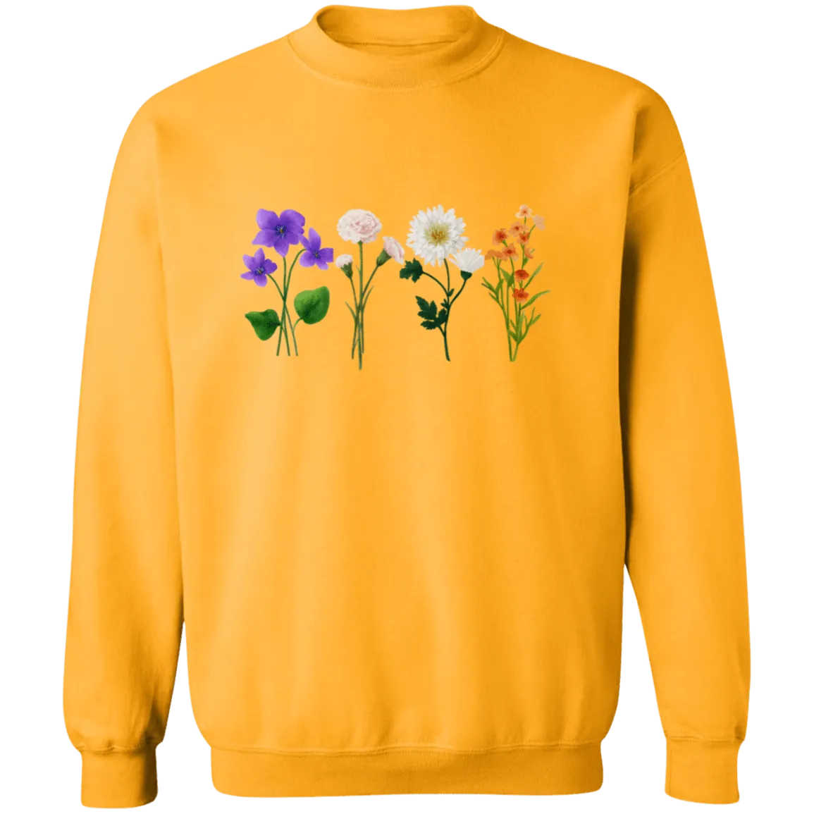 Flower Crewneck  Sweatshirt