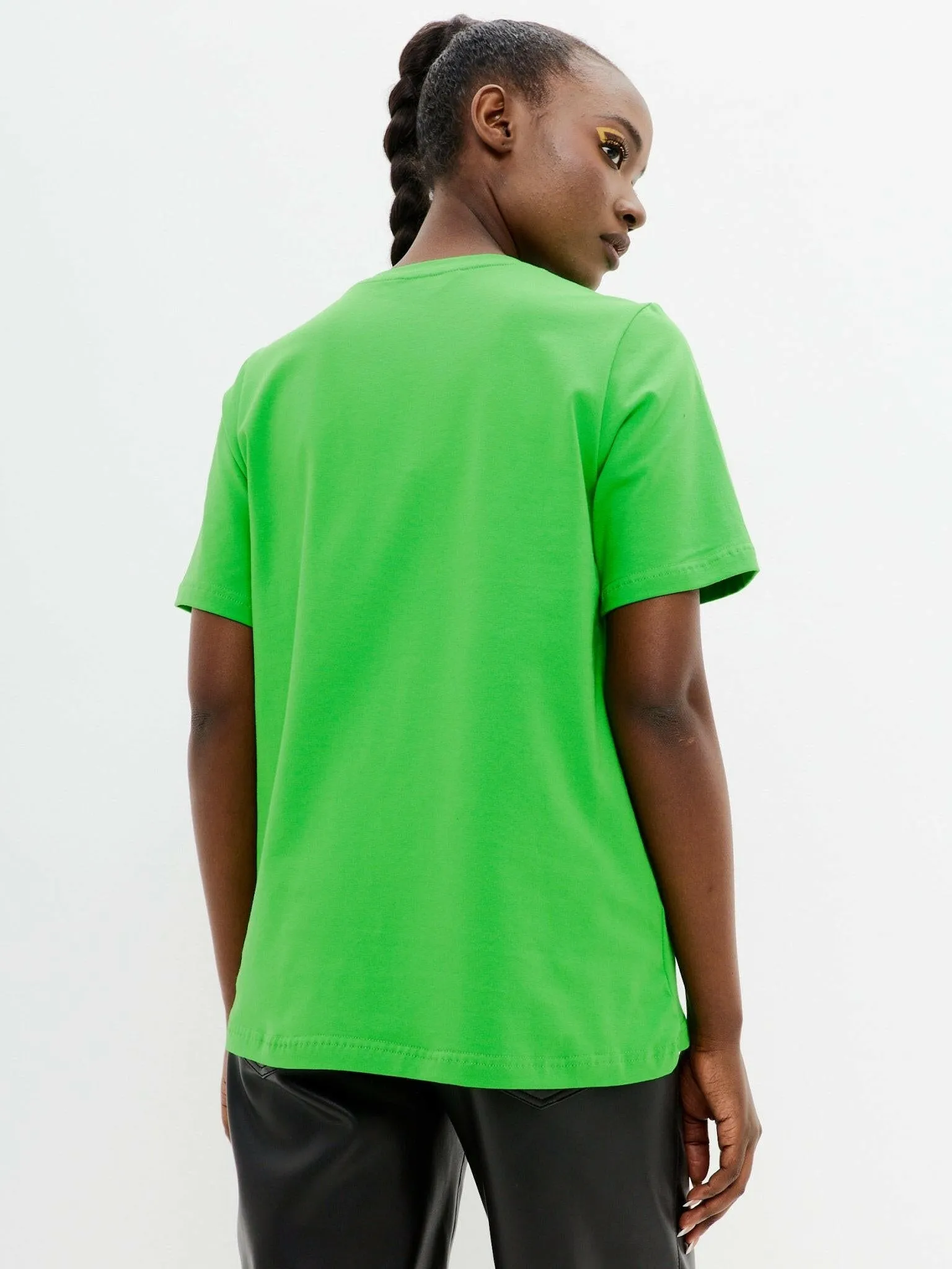 Green Printed T-shirt HOODIE CAT