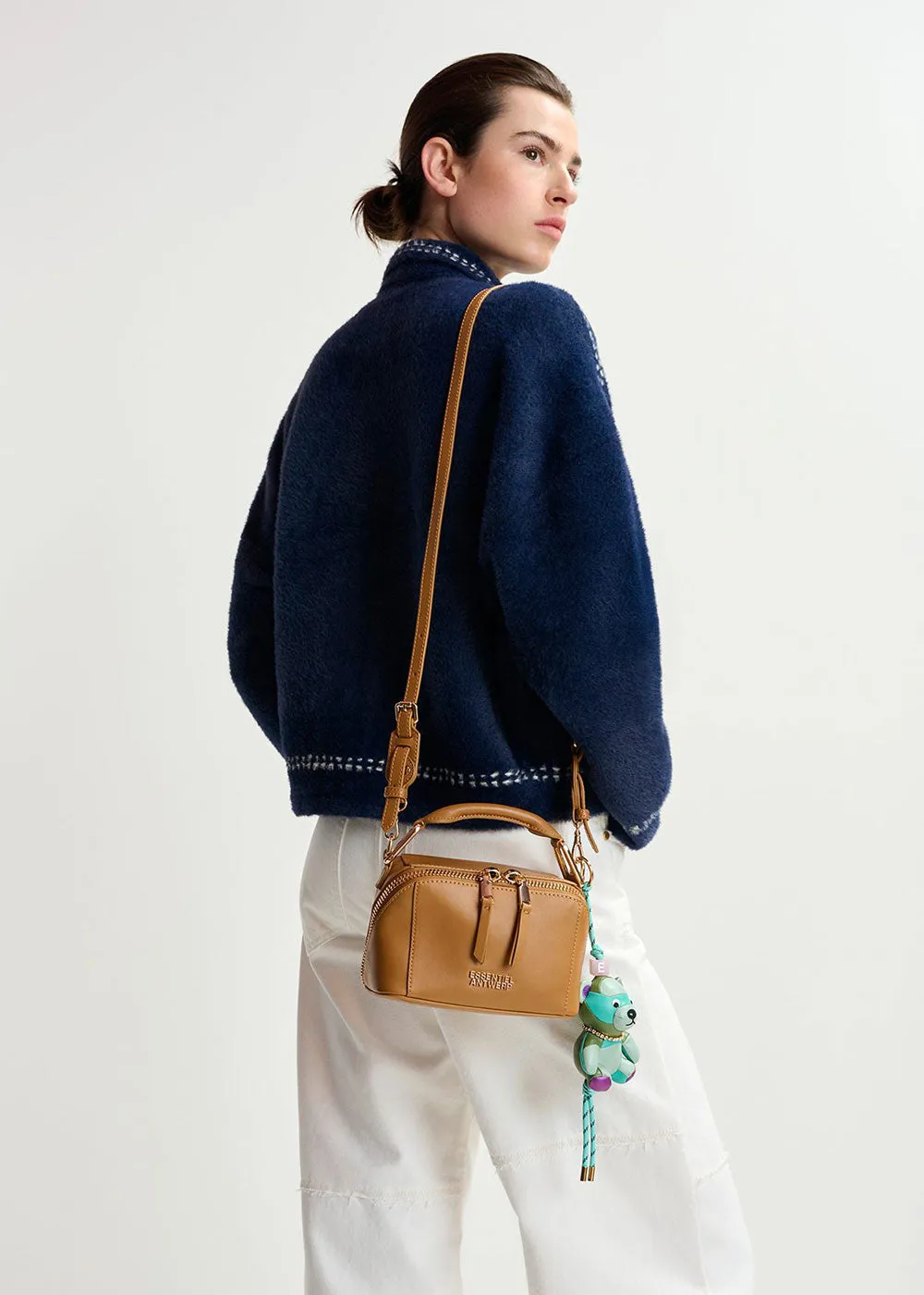 Hoops Contrast Stitch Knit - Dark Blue