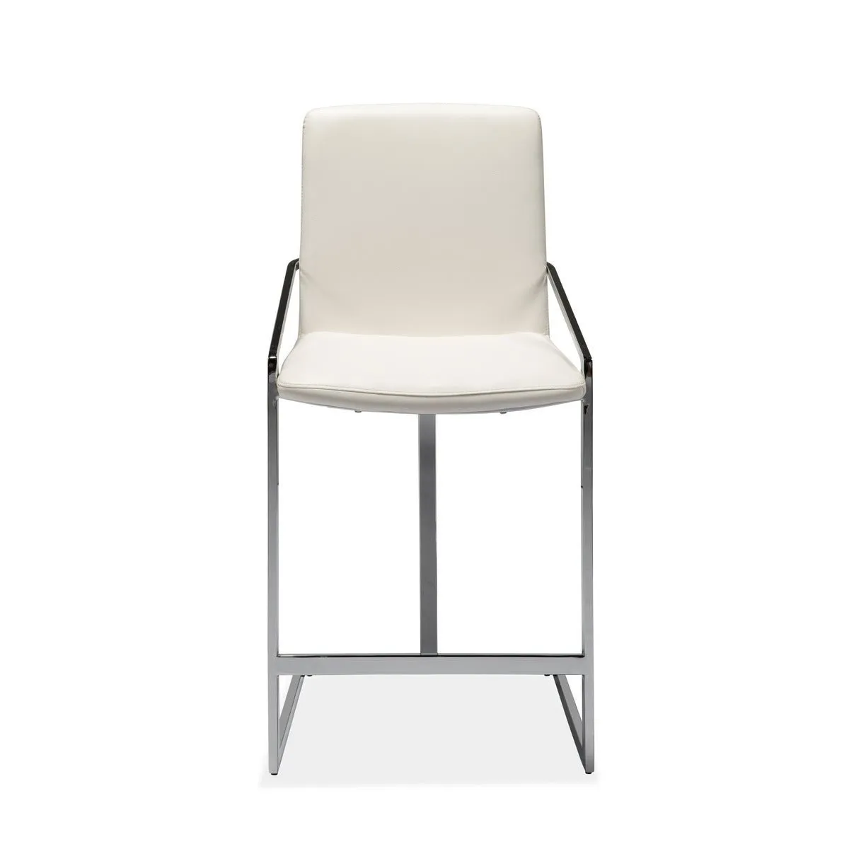 Jasmine White Counter Height Chair - Set of 2