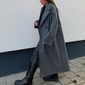 Majuer Casual Retro Cocoon Coats - 4 Colors