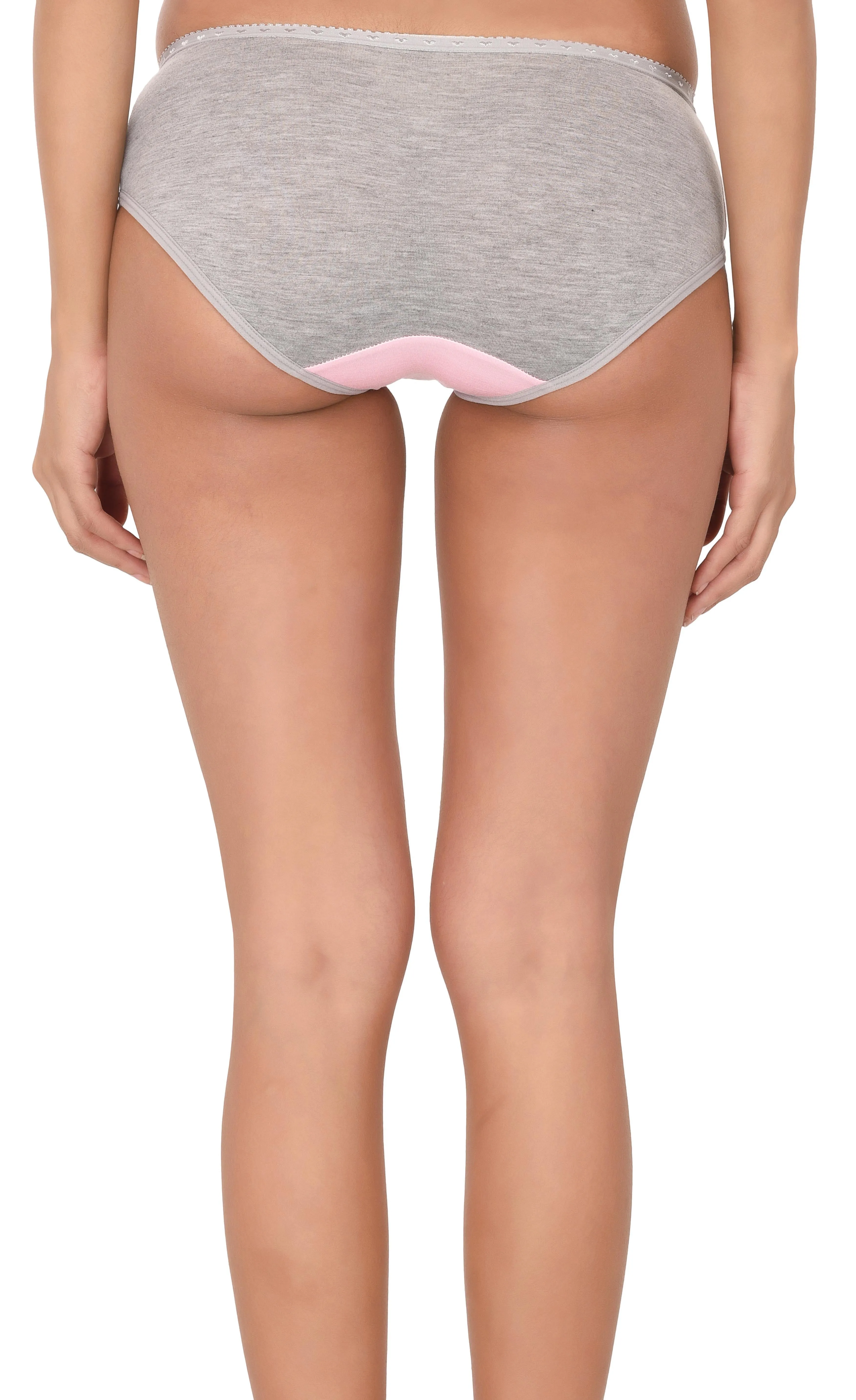 Pavvoin dual color low waist bikini panty for women