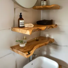 Rustic Floating Bookshelf housewarming gift home decor