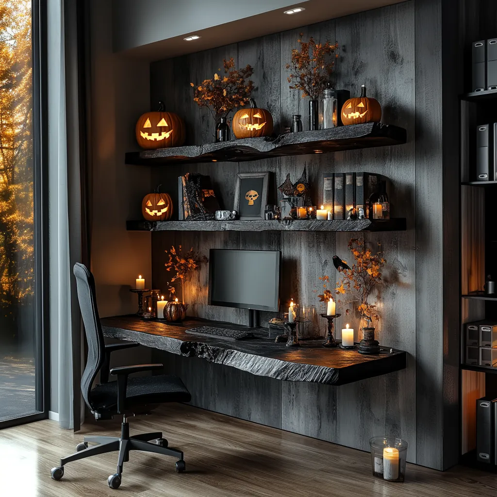 Shelving floating shelves nursery decor shelf decor halloween