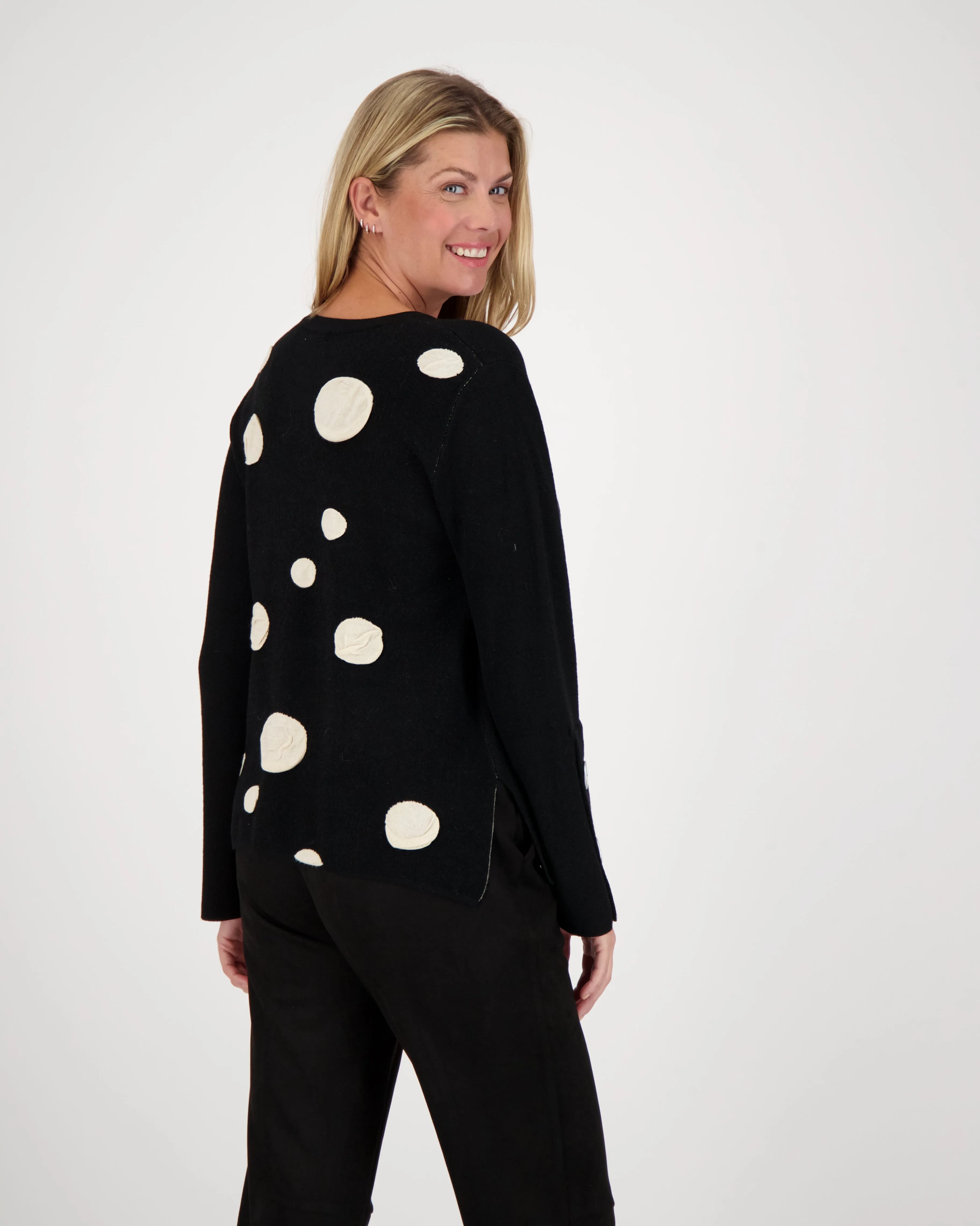 Silver Dots Sweater