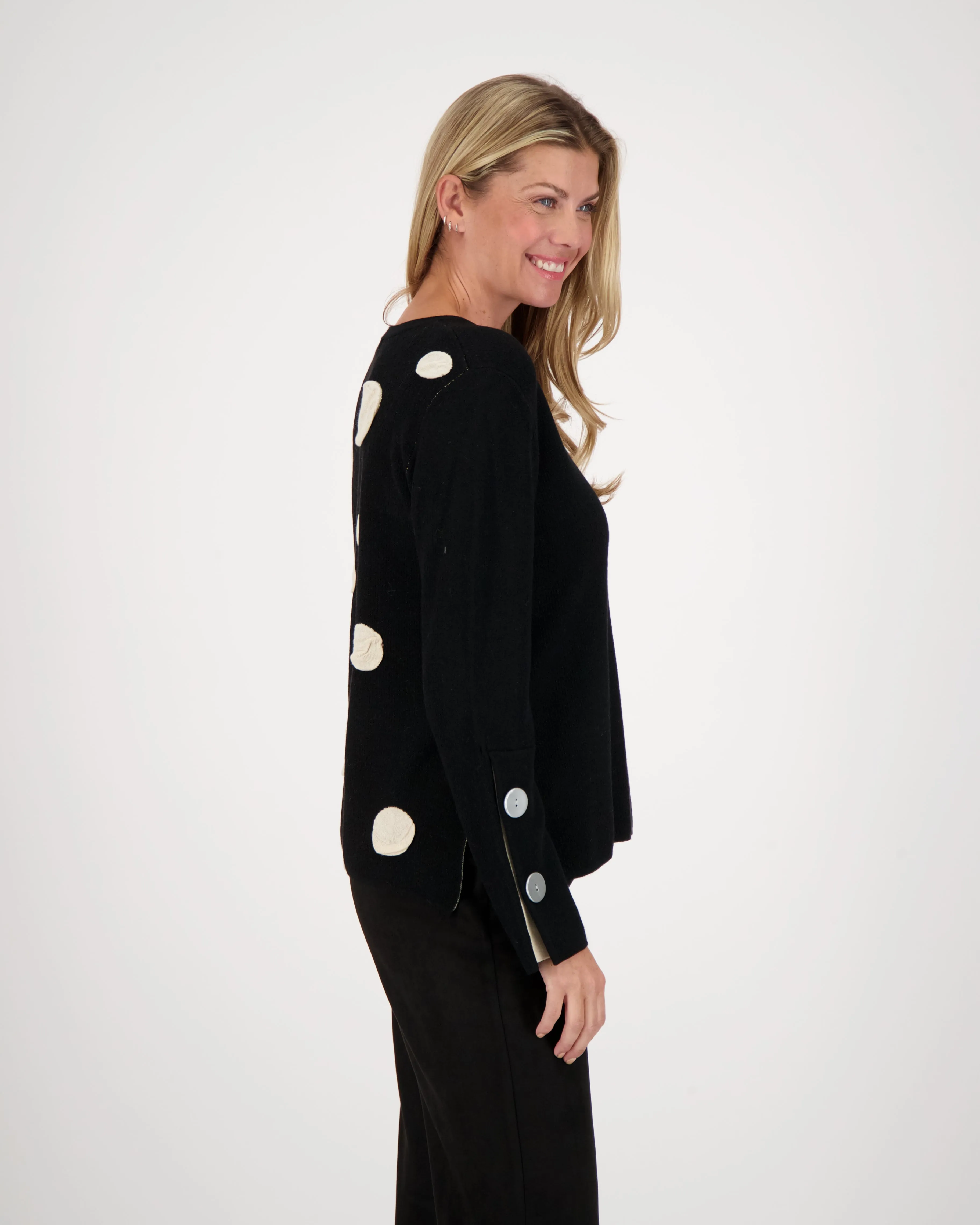 Silver Dots Sweater
