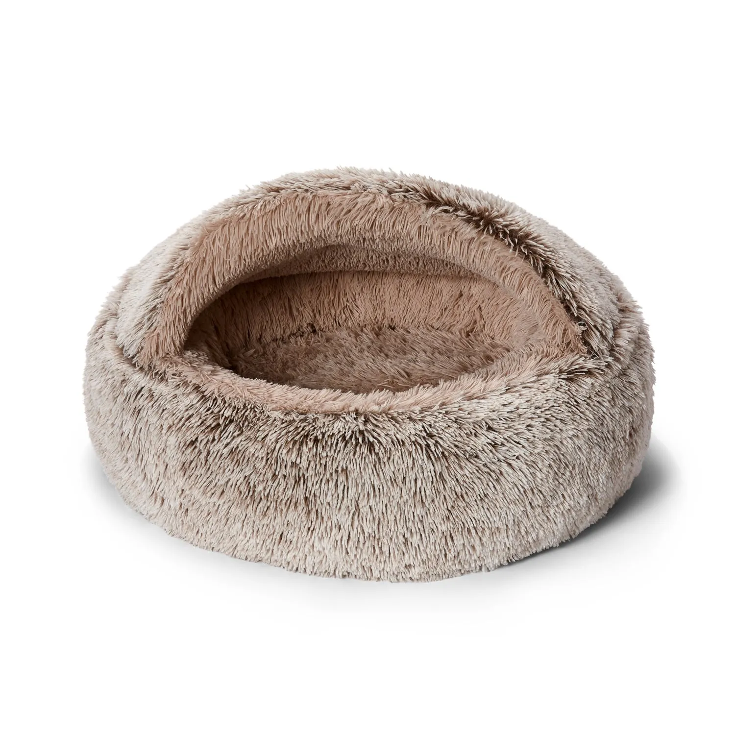 Snooza Hooded Cuddler Soothing and Calming Mink Dog and Cat Bed Small
