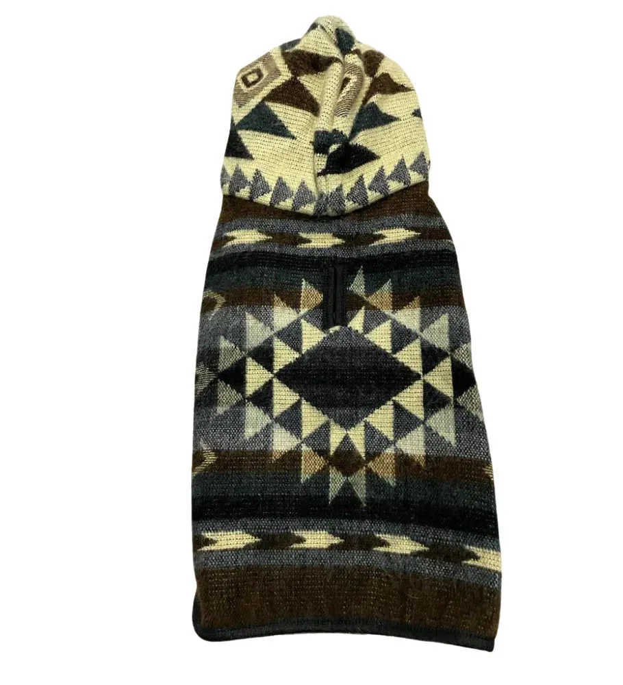 Soft Tribal Hooded Artisan Dog Coat