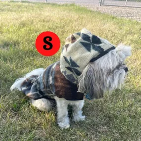 Soft Tribal Hooded Artisan Dog Coat