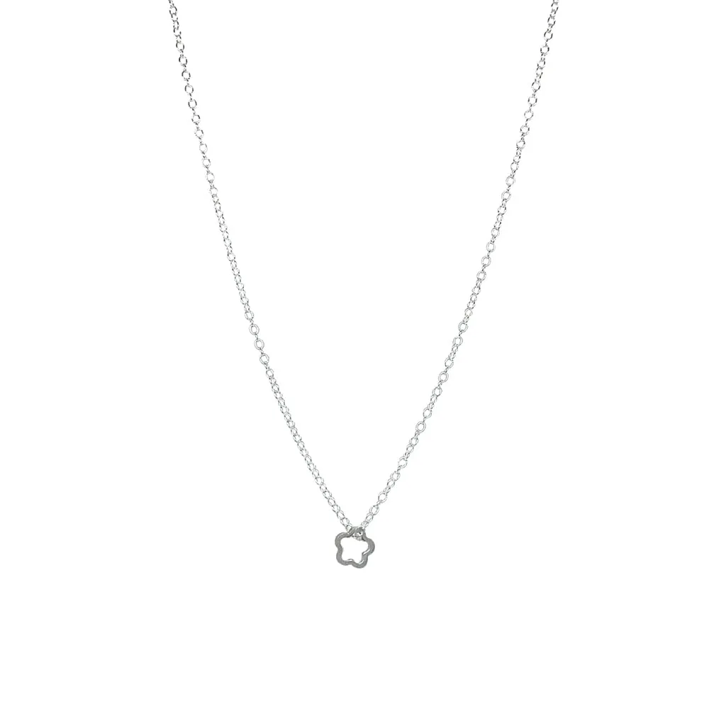 Sterling Silver Daisy Necklace