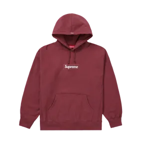 Supreme Box Logo Hooded Sweatshirt 'Plum'