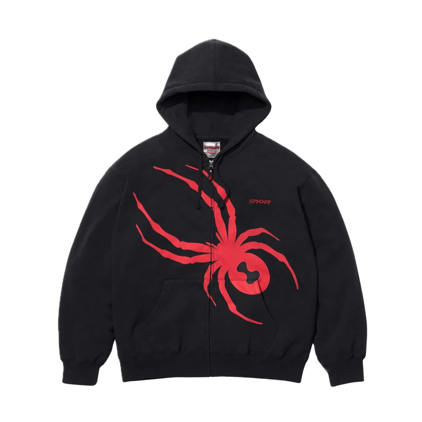 Supreme x Spyder Zip Up Hooded Sweatshirt 'Black'