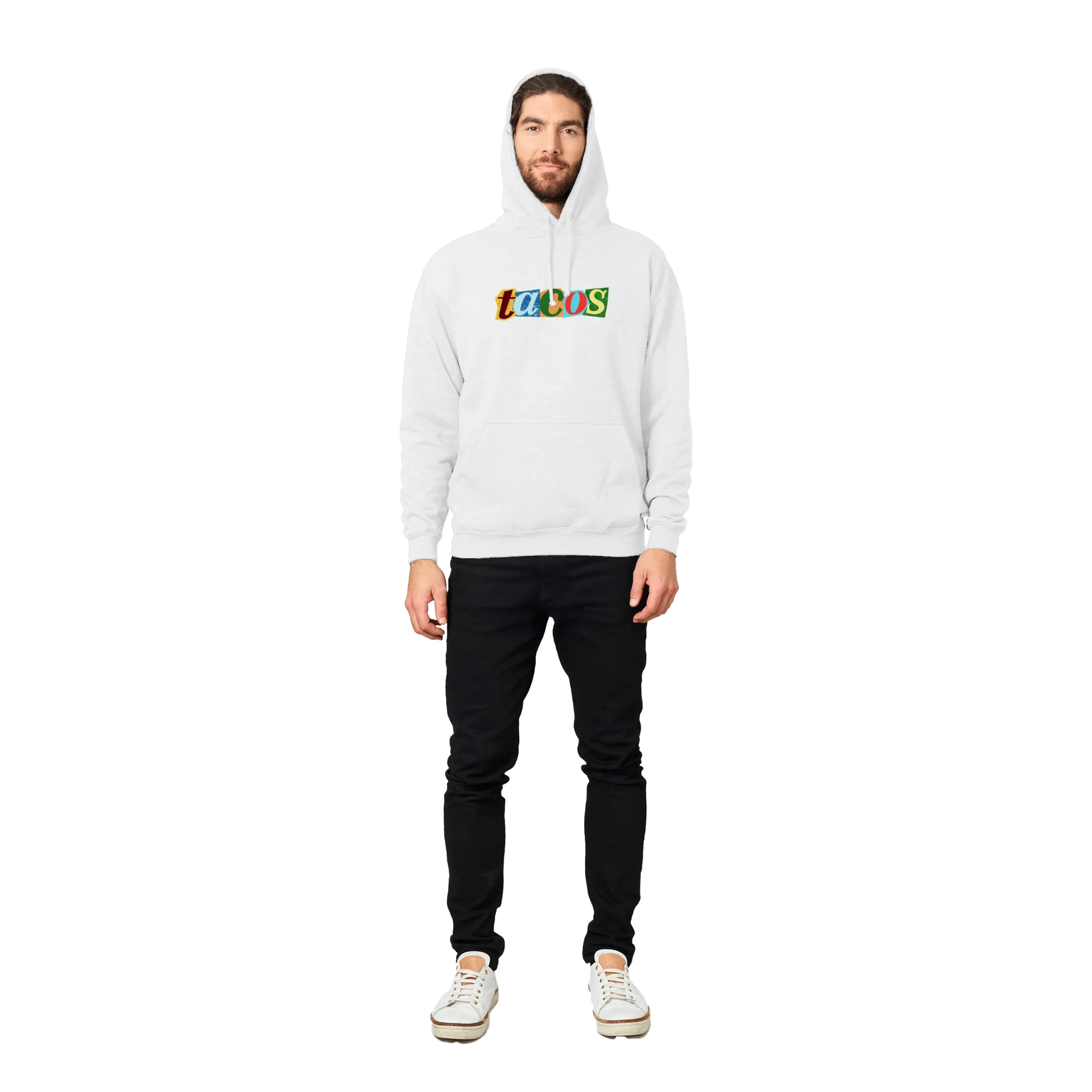 Tacos färgglad - Hoodie