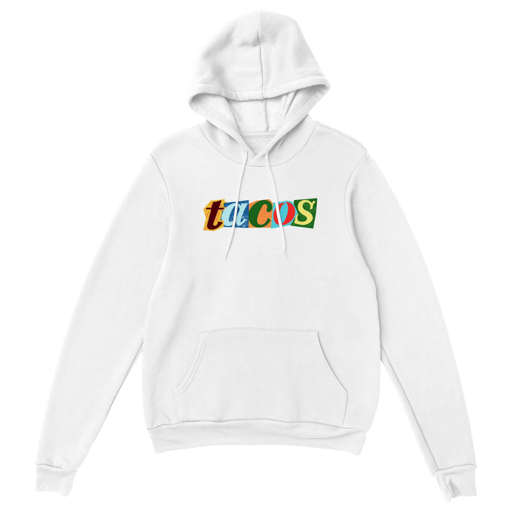 Tacos färgglad - Hoodie