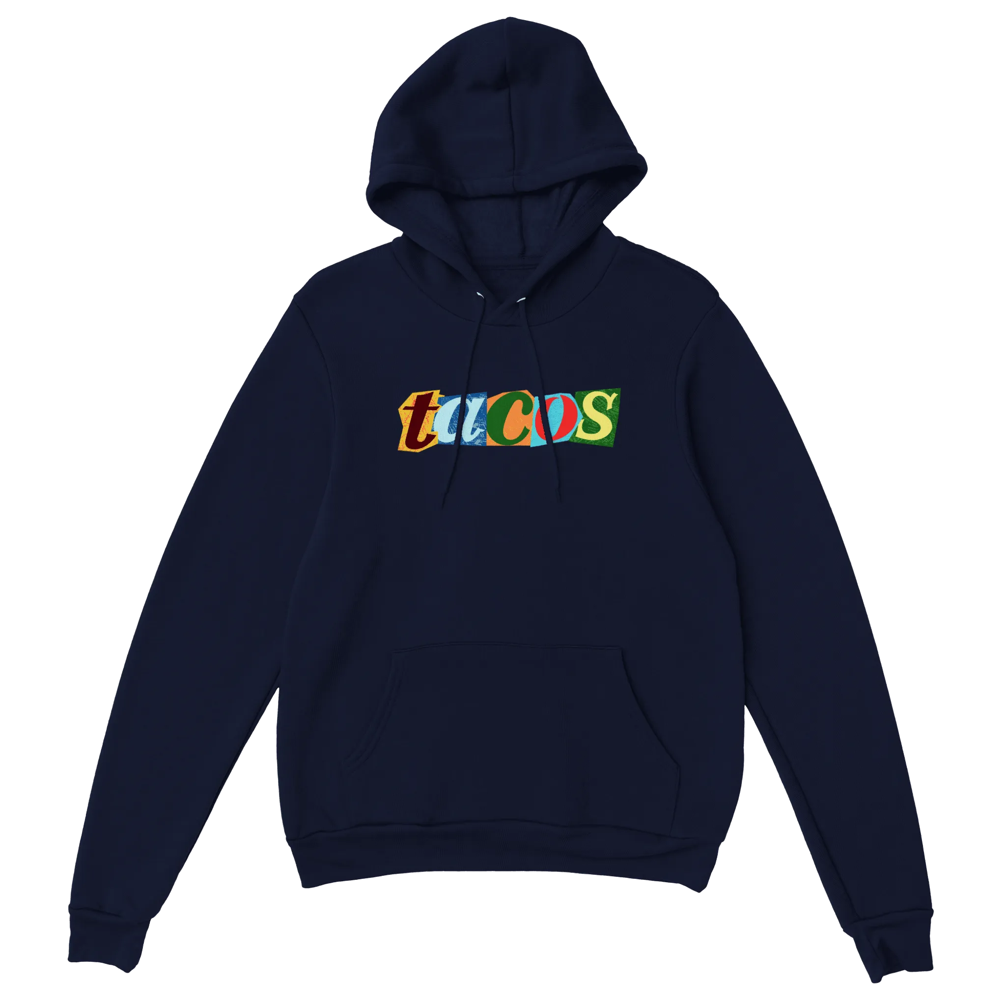 Tacos färgglad - Hoodie