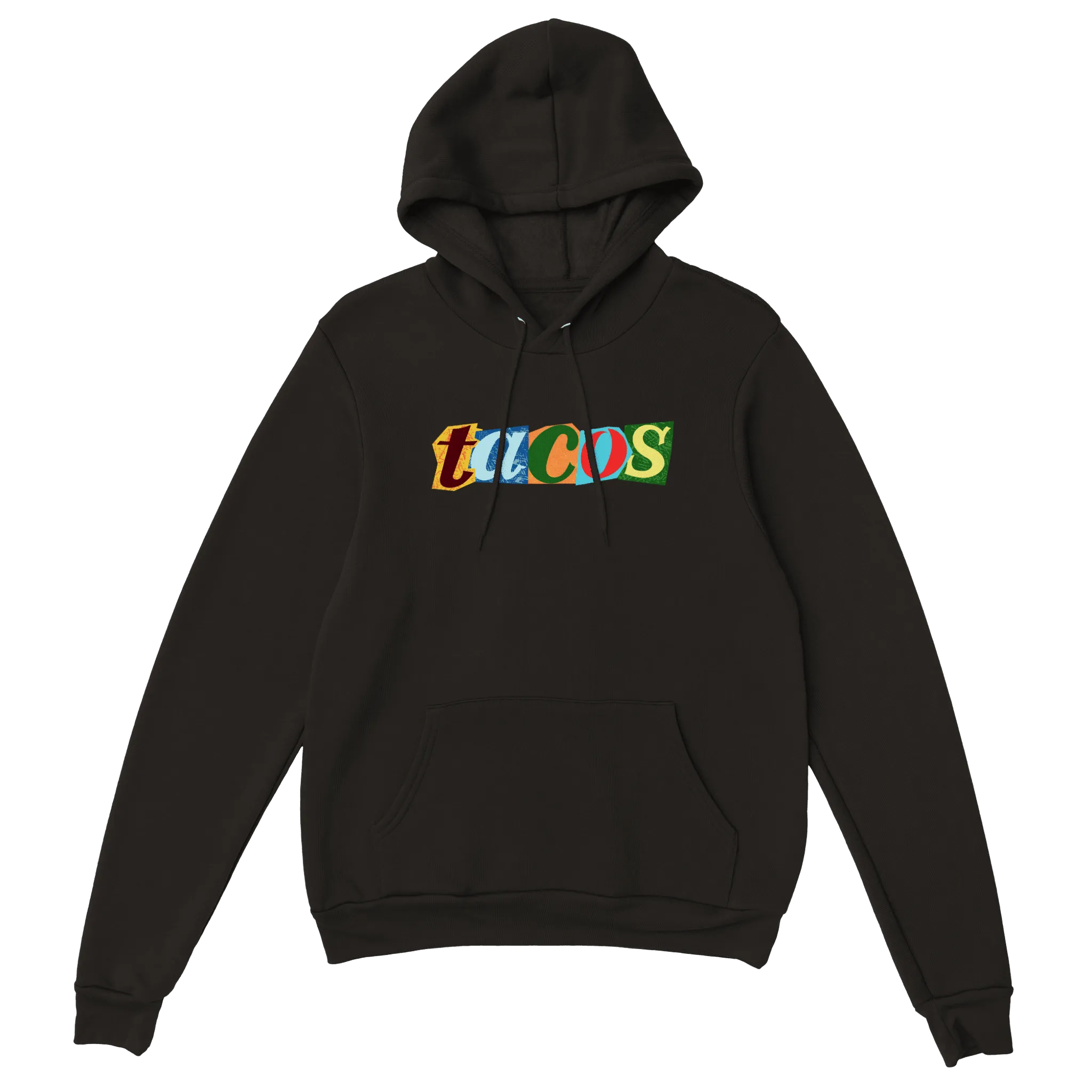 Tacos färgglad - Hoodie