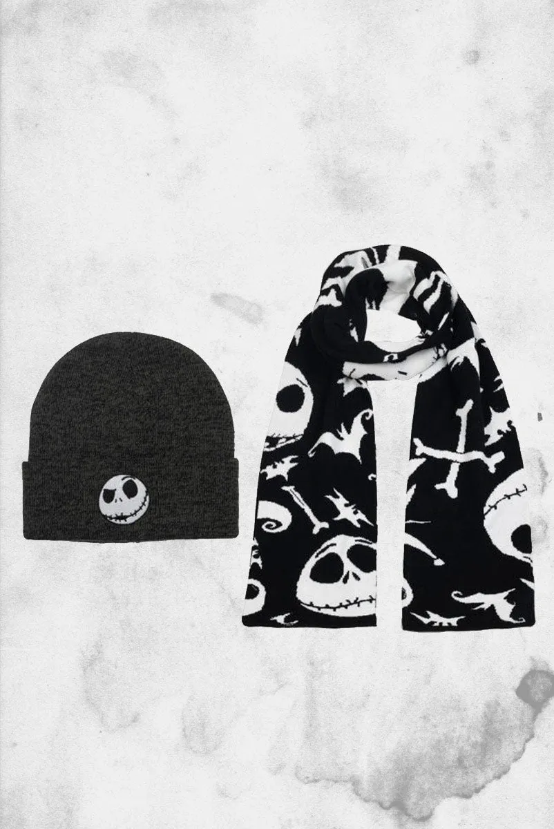 The Nightmare Before Christmas - Warm Winter Beanie / Scarf Set