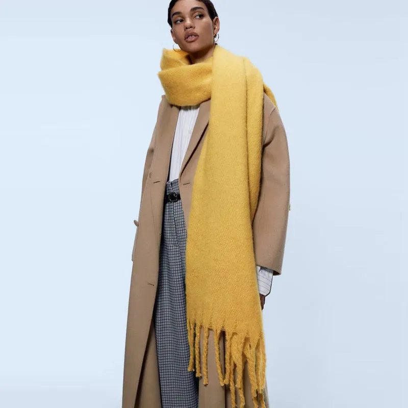 Thick Warm Cozy Colorful Versatile Scarf