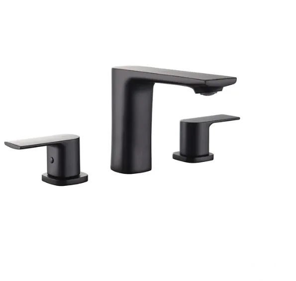 TIMELYSS Three Holes Widespread Bathroom Vanity Faucet - F13127