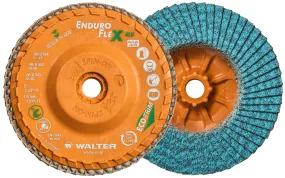 Walter 06U506 5" 60 Grit Spin-On Enduro-Flex Aluminum Flap Disc