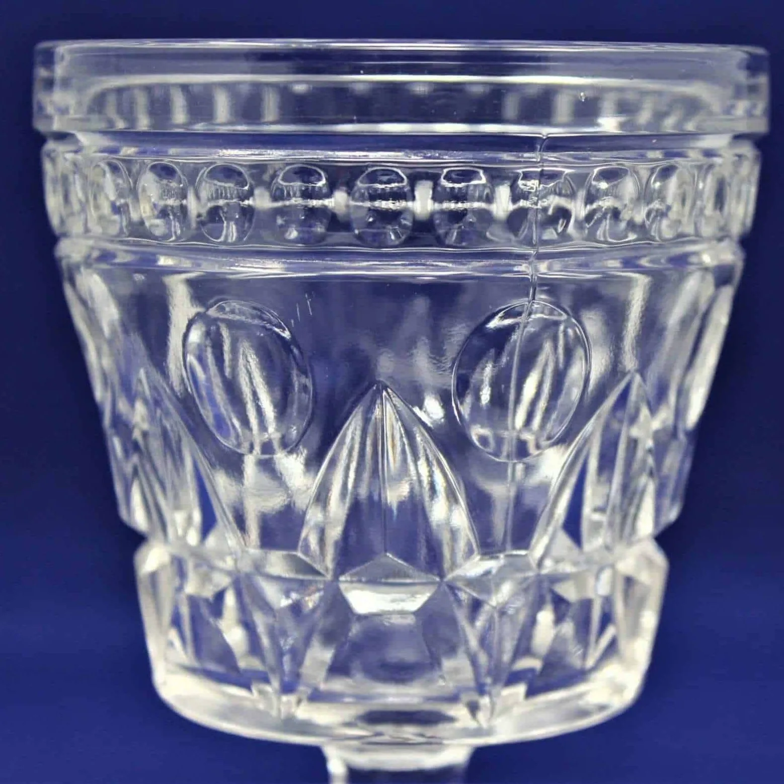 Water Goblets, Colony Glass, Park Lane, Set of 7, Vintage