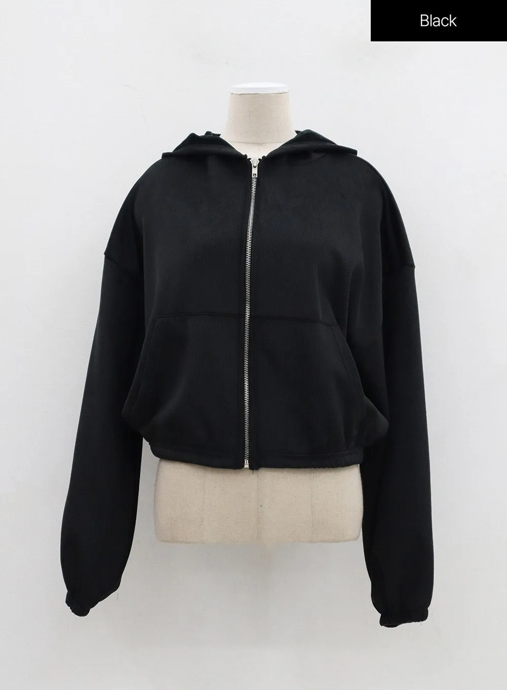 Zip-Up Hoodie And Maxi Track Skirt Set BJ318