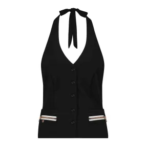 Zip73 Gilet Zwart